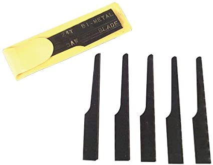 Astro 5SAW 5pc. Blade Set for 129TW – 24 Teeth per Inch – Yellow Sleeve