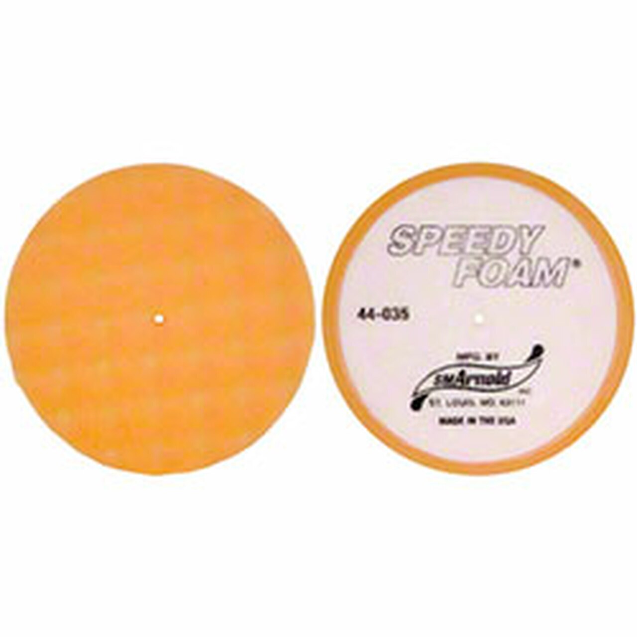 ARNOLD 6in. WAFFLE PAD 2/PACK ORANGE COMPOUND 44-035
