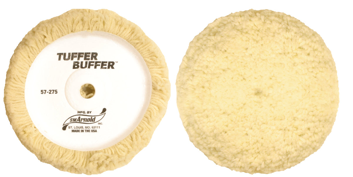 ARNOLD 7.5in. (1.5in. PILE) COMPOUND/BUFF BOLT-ON WOOL PAD 57-275