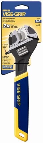 Irwin Industrial Tools 2078605 10-Inch SAE Quick Adjusting Wrench