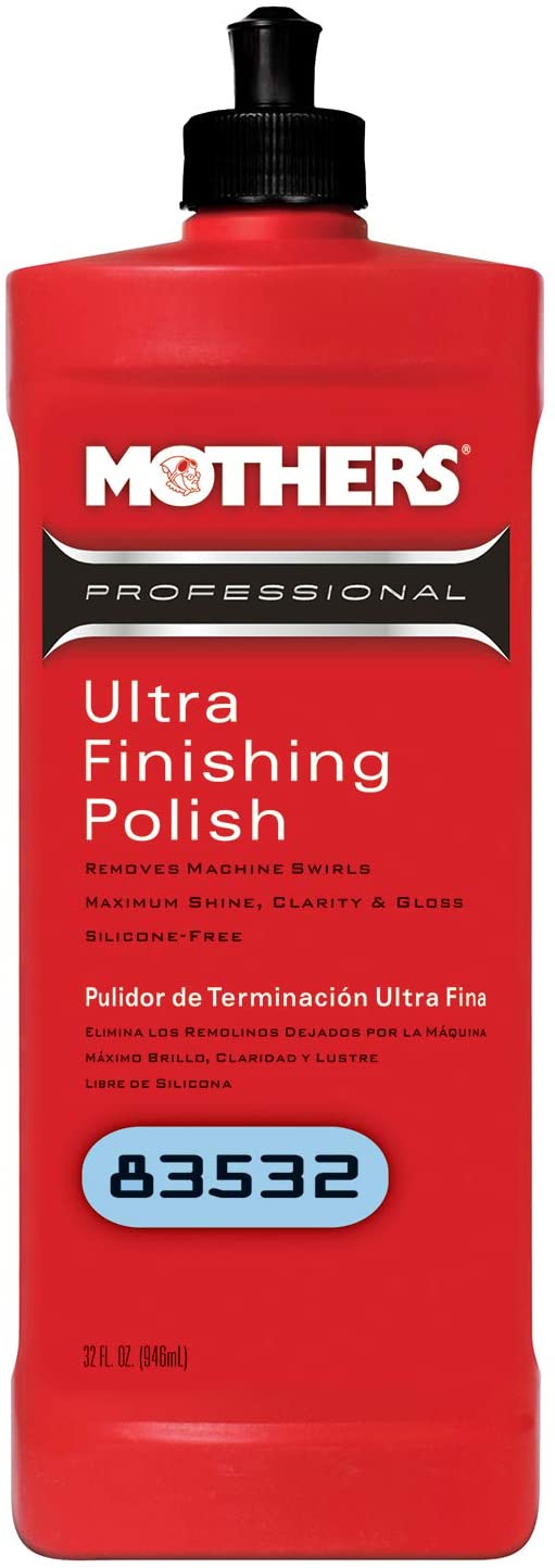 Mothers 83532 Professional Ultra Finishing Polish, 32 fl. oz.