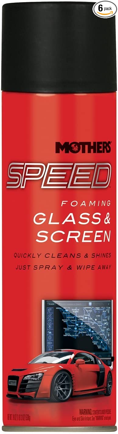 SPEED FOAMING GLASS & SCREEN CLEANER 19oz 16619