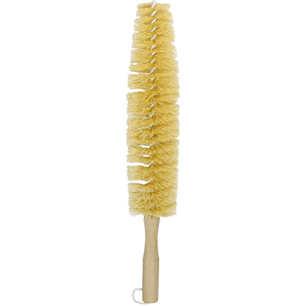 SM ARNOLD 17" TAMPICO SPOKE BRUSH PROF. PLASTIC COATED WIRE 85-799