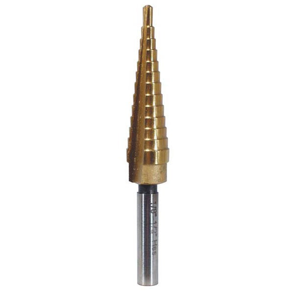 HSS Titanium Coated Step Drill - 1/8" to 1/2" -96012