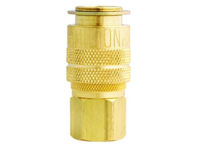 Milton® 1/4" NPT M-STYLE® Coupler with Drag Guard 713