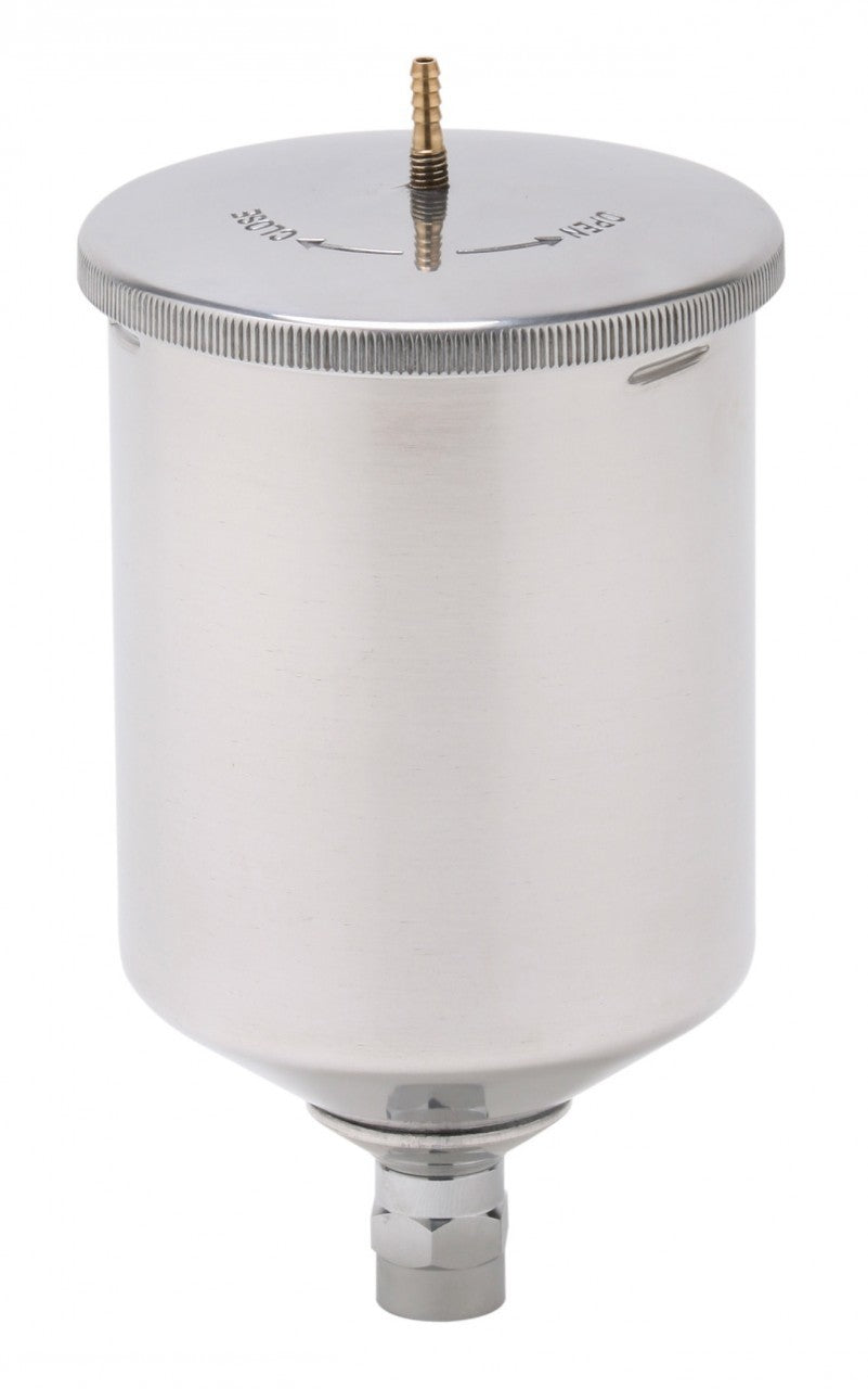 APOLLO GRAVITY FEED CUP 600cc W/AIR TUBE AND CHECK VALVE A5034