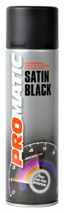 PROMATIC SATIN BLACK AEROSOL (500ML)