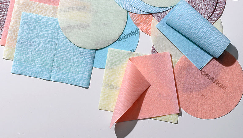 FLEX SHEET VELCRO 5.25"X 6.75" 60118 BLUE 400-600 GRIT 25 per bx