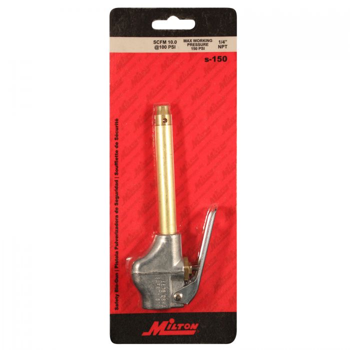 Milton® 1/4" NPT Lever-Style Blow Gun S150
