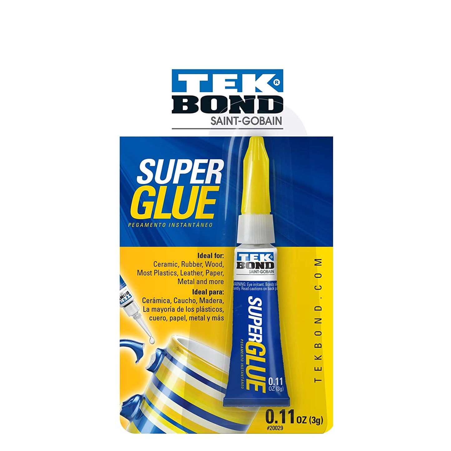 NORTON, TEKBOND SUPER GLUE 3g (.11oz) 78072720029
