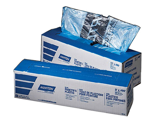 NORTON ECON. PAINTERS PLASTIC 12' X 400' 68143