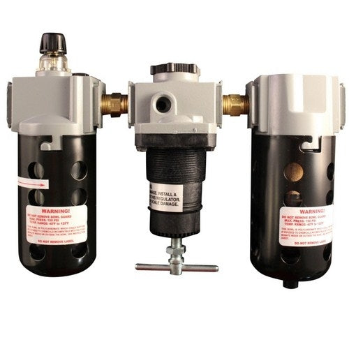 Milton® 3/8" NPT Deluxe Polycarbonate FRL Trio 1101
