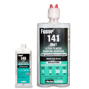 FUSOR CLEAR PLASTIC BONDING ADHESIVE FAST (1minWT) 10.1oz 141