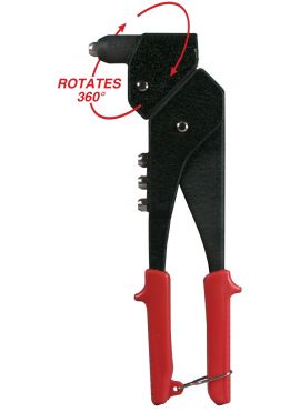 Astro 1434 Swivel Head Hand Riveter 3/32″,1/8″,5/32″ and 3/16″ Nose Sizes
