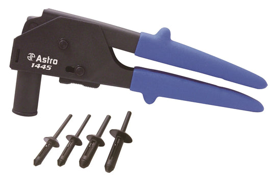 Astro 1445 90° Hand Riveter for Plastic Rivets – Comes wi th 40pc Plastic Rivets