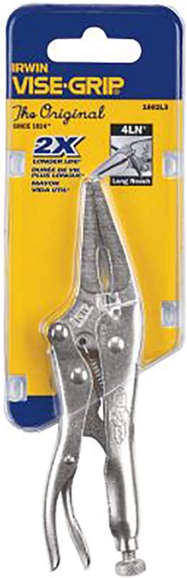 Irwin tools Vise Grip 1602L3 4" Long Nose Locking Pliers