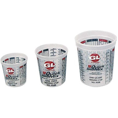 GL ENTERPRISES MIXING CUP 80 OZ / 2. 5 QUART Q-MIX GL980