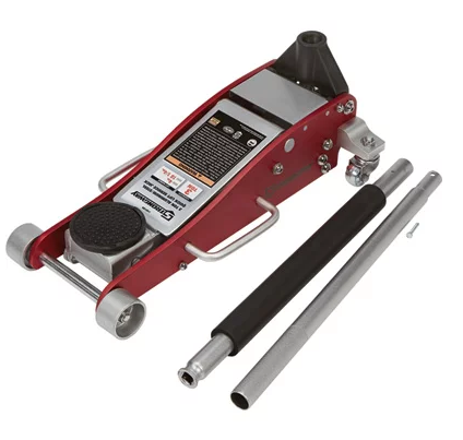 S.A.R. 3-TON ALUM. & STEEL LOW PROFILE FLOOR JACK HYDR.  SJ