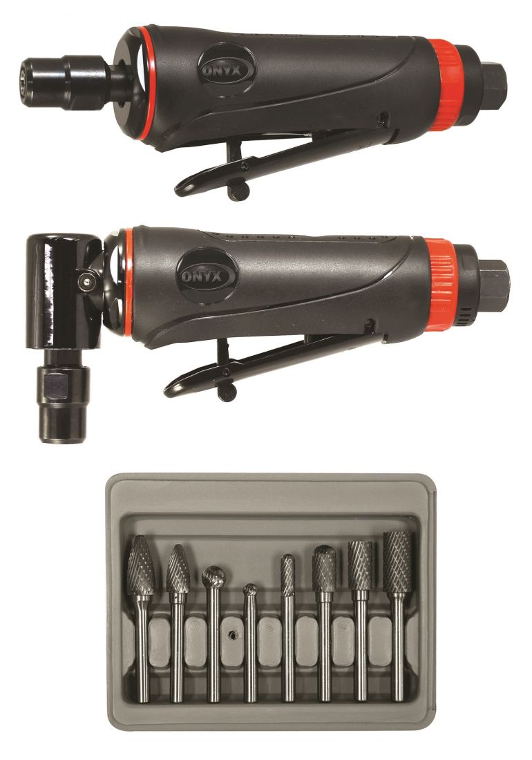 ASTRO TOOLS ONYX 3PCS DIE GRINDER KIT W/BURR FILE SET 219