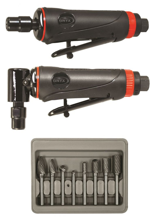 ASTRO TOOLS ONYX 3PCS DIE GRINDER KIT W/BURR FILE SET 219