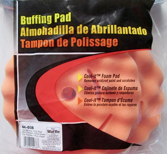 ARNOLD 6in. COOL-IT WAFFLE FOAM 2/PACK ORANGE COMPOUND 44-036