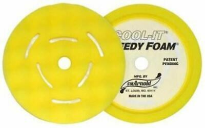 ARNOLD 8in. COOL-IT WAFFLE PAD 2/PACK YELLOW BUFFING 44-068