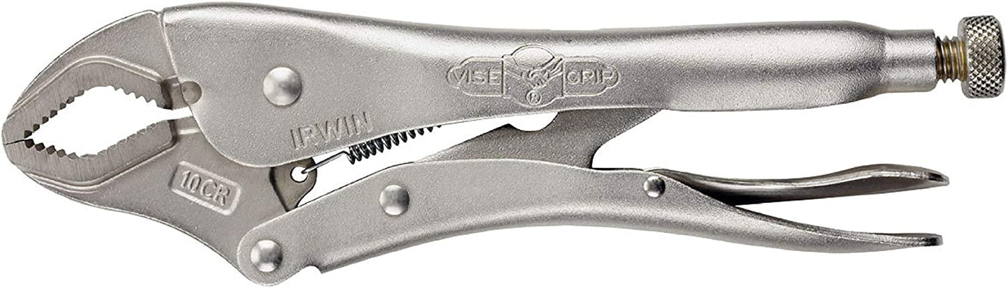 IRWIN tools Pliers, Curved Jaw, Locking, 10-Inch (4935576)