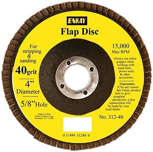 ENKAY FLAP SANDING/GRINDING DISC 4 1/2 #40 (7/8) 313-40