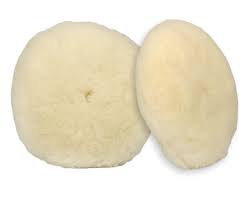 ARNOLD 8in. SPIN BRITE PLUSH SOFT WOOL POLISH. PAD VELCRO 53-283