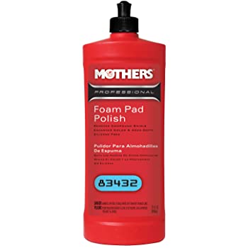 Mothers 83432 Professional Foam Pad Polish, 32 oz