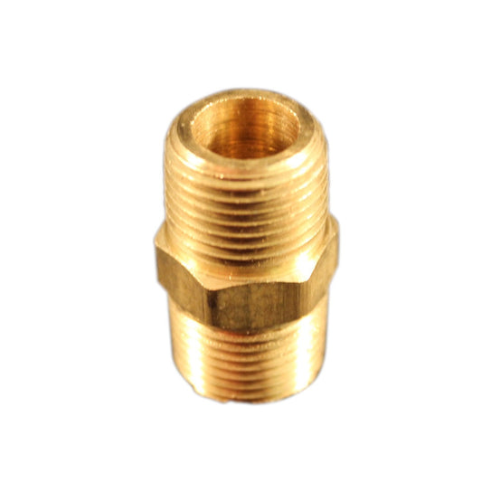 Milton® 3/8" MNPT x 1/2" MNPT Hex Nipple Hose Fitting 6471