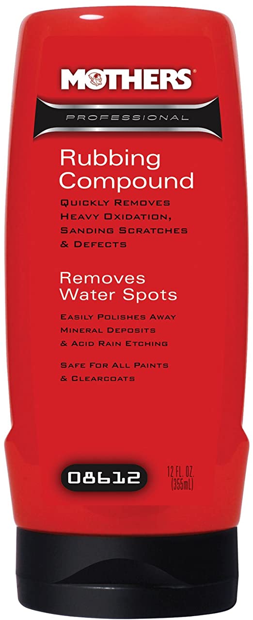 Mothers 08612 Professional Rubbing Compound - 12 oz.