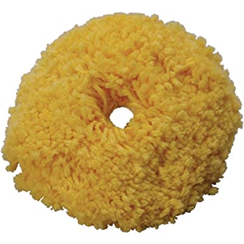 ARNOLD 6" VEL. YELLOW WOOL&SYNT. POLISH. VELCR. 56-921