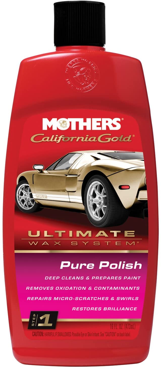 Mothers 07100 California Gold Pure Polish (Ultimate Wax System, Step 1) - 16 oz.