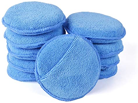 ARNOLD 6.5in. POCKET ROUND MICROFIBER APPLICATOR BLUE 85-877