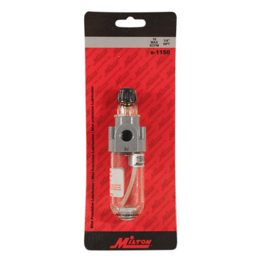 Milton® 1/4" NPT Polycarbonate Mini Lubricator S1150
