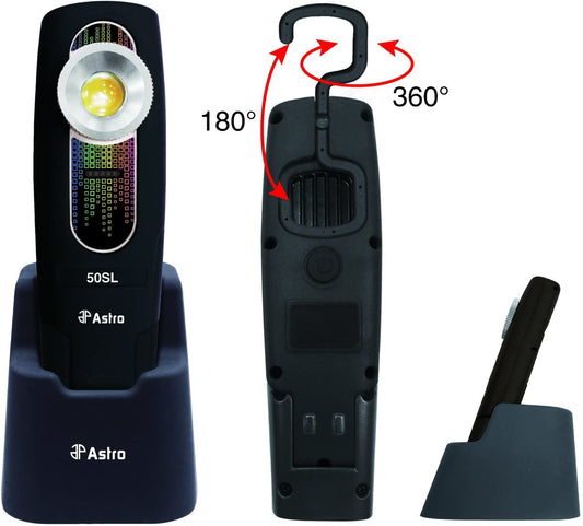 Astro 50SL SunLight 400 Lumen Rechargeable Handheld Color Match Light – CRI 97