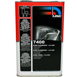 USC EURO CLEAR COAT 5 LTS MIX 2:1 7400-5