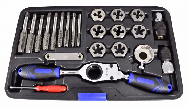Astros 7582 Automotive Tap & Die Set – Metric