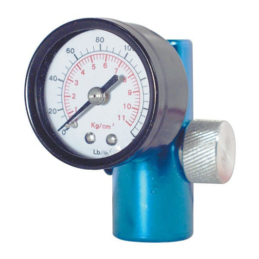AES AIR REGULATOR W/GAGE (BLUE) 880a