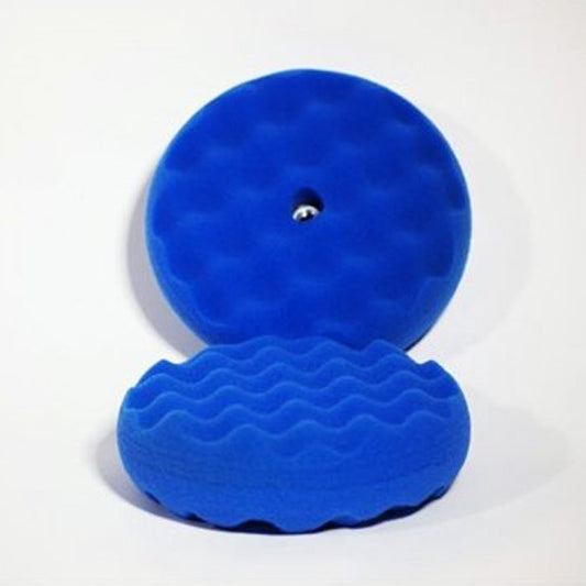 Hi-Tech Industries 8" DOUBLE SIDED WAFFLE FOAM POLISH BLUE B420XW