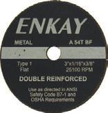 ENKAY 4.5" X .0.40 X 7/8 CUT OFF WHEEL 79155