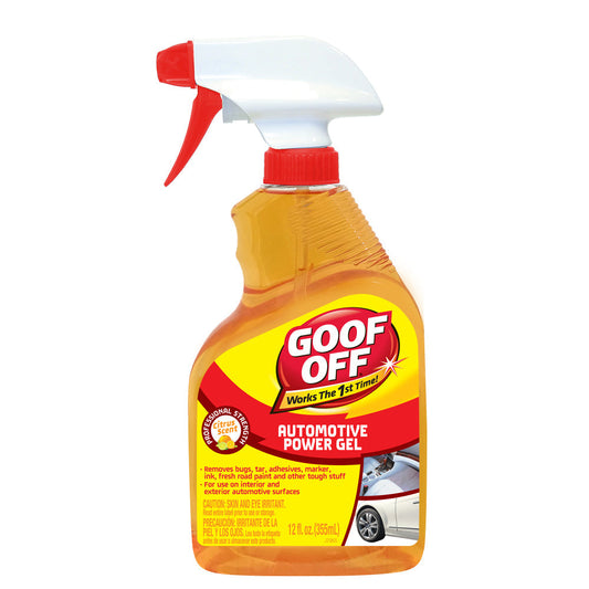 KLEAN-STRIP WMBARR GOOF OFF AUTOMOTIVE POWER GEL 12oz TRIGGER (INTERIOR/EXTERIOR)