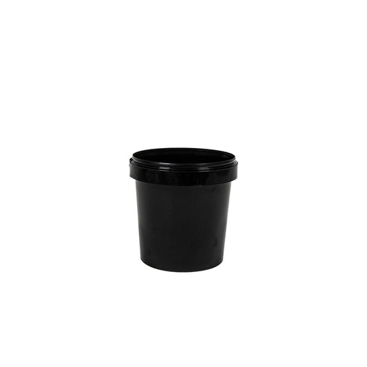 GAD 01000	Black storage cup with lid - 1l