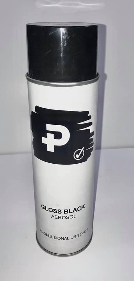 GLOSS BLACK AEROSOL SPRAY 500mL (17oz)GB500