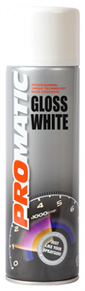 PROMATIC GLOSS WHITE AEROSOL (500ML)
