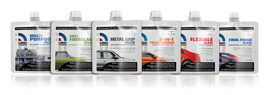 USC SMC / FIBERGLASS FILLER IN A GARAGE POUCHE 8oz 77702
