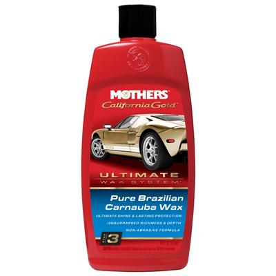 Mothers 05750 California Gold Pure Brazilian Carnauba Liquid Wax (Ultimate Wax System, Step 3) - 16 oz.