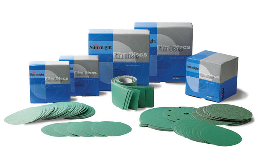 Sunmight Film 6" 80G Grip No Hole Disc, 01406, 50 Discs