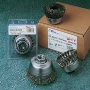 United Abrasives SAIT 03419 2-3/4 X .014 X 5/8-11 Small Cup Brush Stai